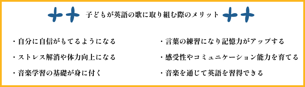 子どもが英語の歌に取り組む際のメリット